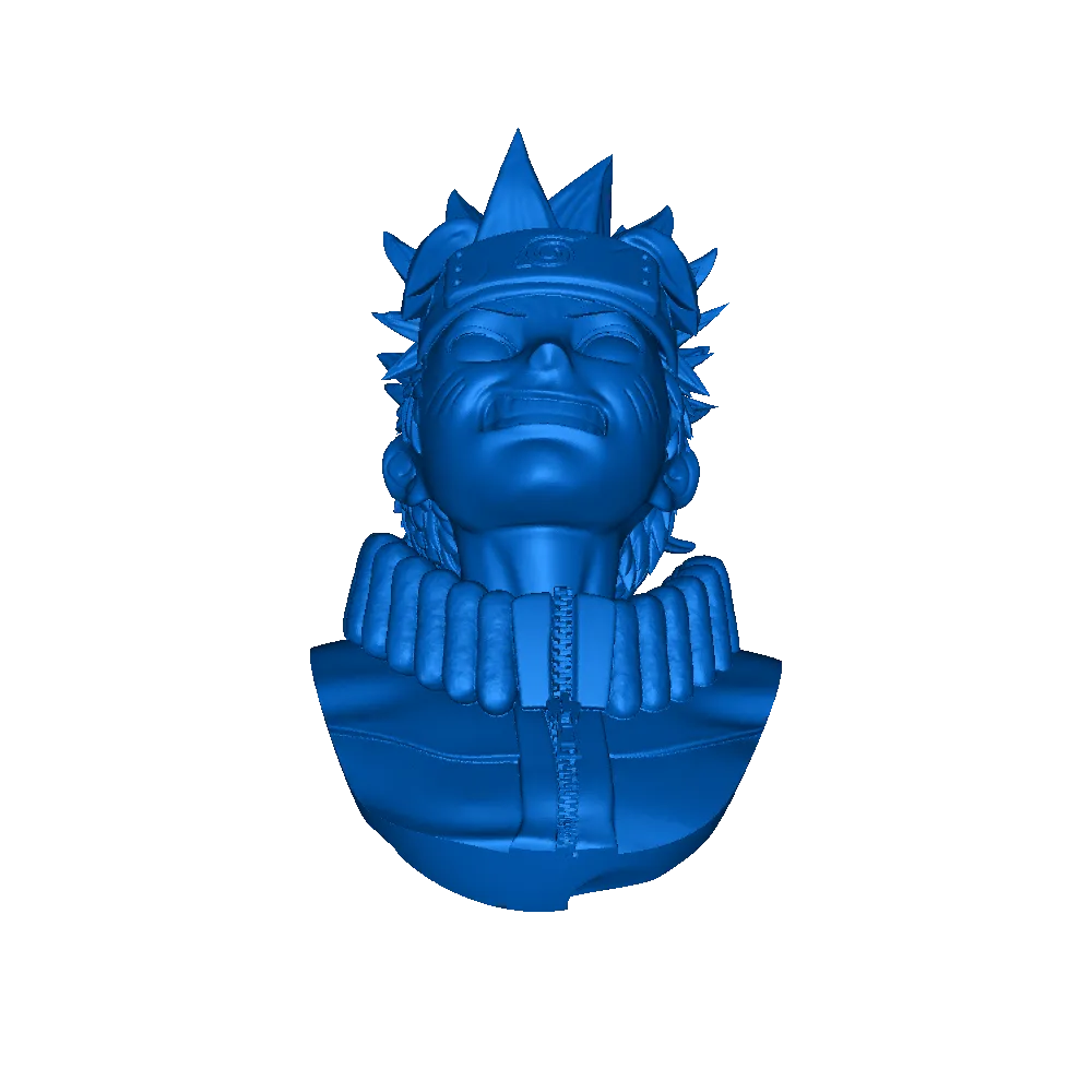 naruto busto 3d modelos descargar crealidad nube 3D print model - Mito3D