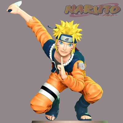 naruto fan art 3d models download creality cloud 3d print model - Mito3D