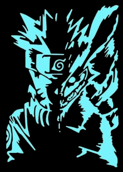 naruto stencil 2 3d models download creality cloud 3d print model - Mito3D