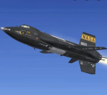 nasa Uniti d'America x 15 mach 67 ipersonico aeromobili 3d Modelli Scarica creality nube 3d print model - Mito3D