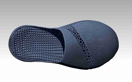 Donanma mavi terlik ayakkabı Aksesuarlar 3d print model - Mito3D