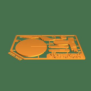 ncc 1701 d girişim takım kart nakozen 3d modeller indir Creality bulut ev dekor 3d print model - Mito3D