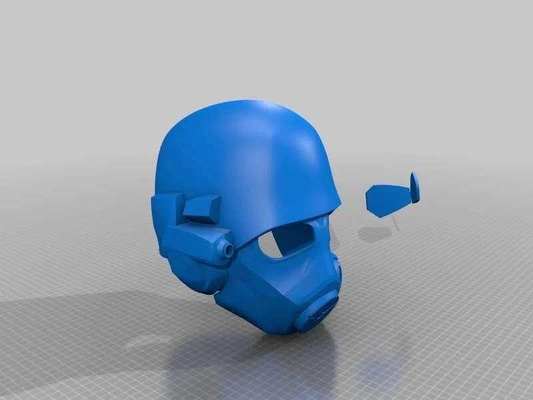 ncr caer guardabosque casco 3d modelos descargar crealidad nube 3d print model - Mito3D