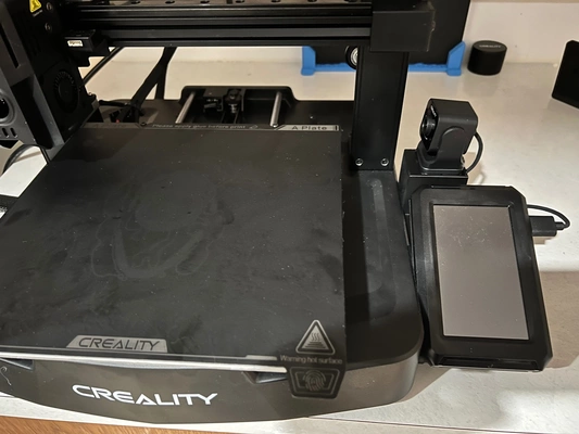 nebula pad camera holder ender 3 v3 ke 3d models download creality cloud printers mod 3d print model - Mito3D