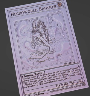 necroworld banshee - yugioh Toys & Games 3d print model - Mito3D