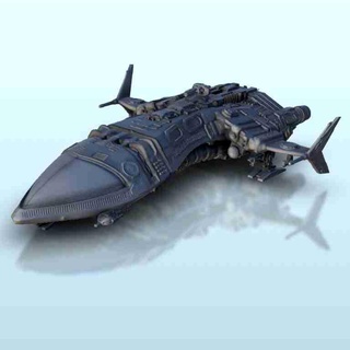 nereidis spaceship 38 - sci-fi science fiction future 40k le 3d models download creality cloud Spacecrafts 3d print model - Mito3D