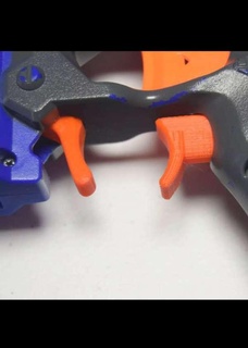 nerf stryfe Zeitschrift Clip Freisetzung Schaumschlag Spielzeuge Spiele 3d print model - Mito3D