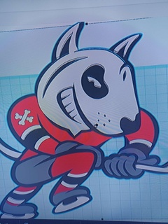 Niagara Eis Hunde oh Eishockey Mannschaft Logo kanadisch Bauernhof 3d print model - Mito3D