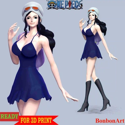 nico robin - one piece 3d models download creality cloud characters 3d print model - Mito3D