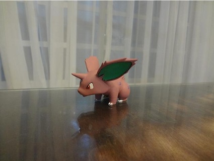 nidoran Pokémon Zeichen 3d print model - Mito3D