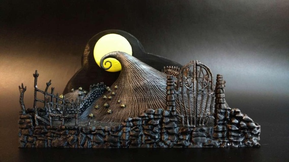 nightmare christmas - diorama Sculptures & Cultural Relics 3d print model - Mito3D