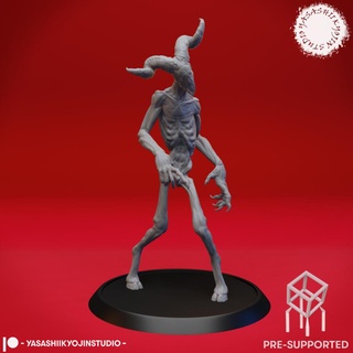 marcheur nuit table miniature pre supported stl monstres 3d print model - Mito3D