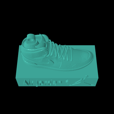 nike chaussure 3d modèles télécharger créalité nuage 3d print model - Mito3D