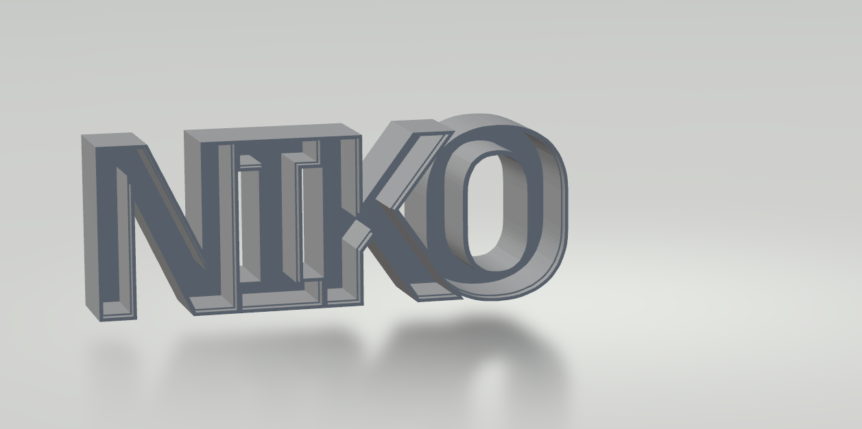 niko beleuchtet logo 3d models download creality cloud Architecture & Landscape 3D print model - Mito3D