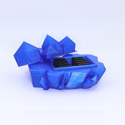 nintendo interruptor cristal cartucho caixa 3d modelos baixar crialidade nuvem brinquedos jogos 3d print model - Mito3D