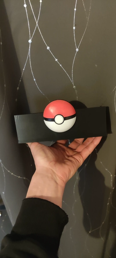 nintendo switch stand - pokeball 3d models download creality cloud 3d print model - Mito3D