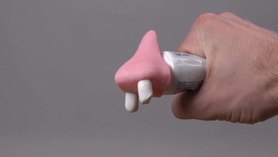 nariz pasta dentes 3d print model - Mito3D