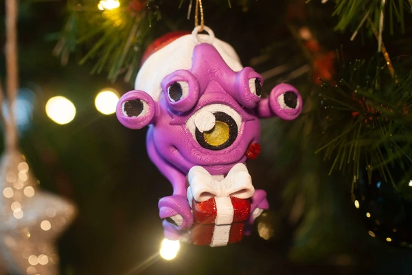 not-so-evil eye christmas ornament 3d models download creality cloud 3d print model - Mito3D