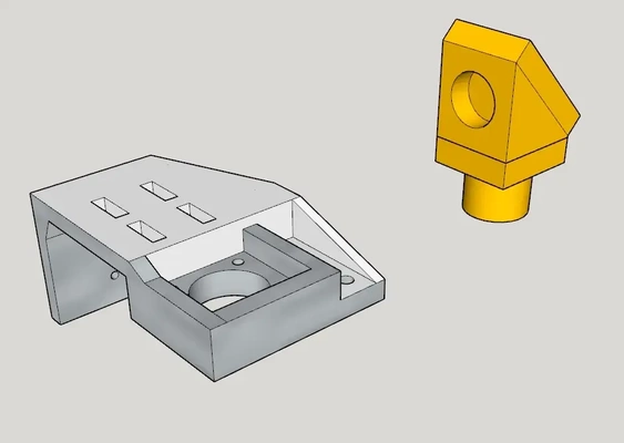 boquilla extrusor plato k40 láser 3d modelos descargar crealidad nube 3d print model - Mito3D