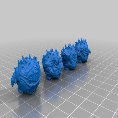 nurglings reposer remix 3d modèles télécharger créalité nuage 3d print model - Mito3D