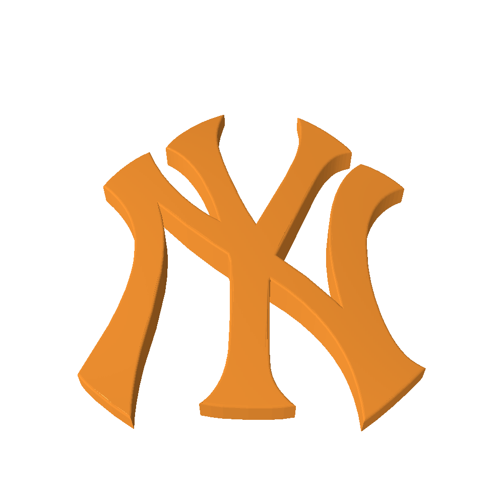 ny yankees gli sport all'aperto 3D print model - Mito3D