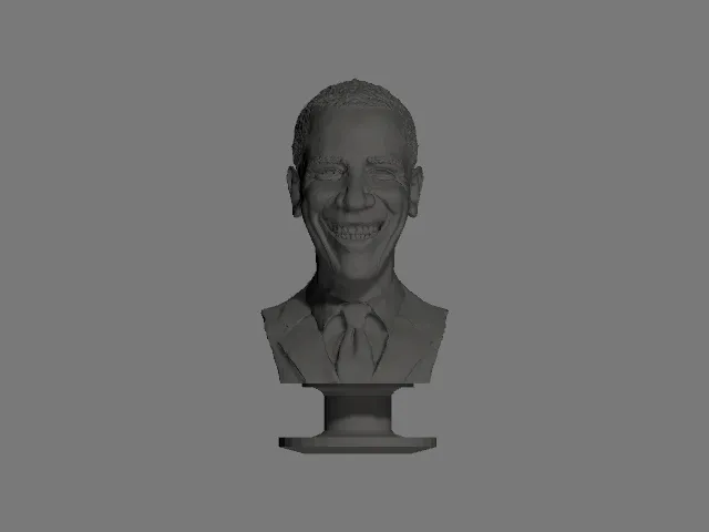 obama croc fascino supporto gratuito 3d modelli scarica creality nube personaggi 3D print model - Mito3D