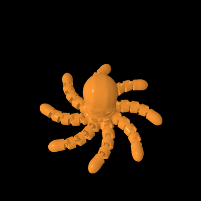 octo 3d modelos descargar crealidad nube 3d print model - Mito3D