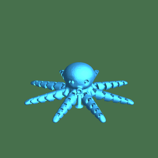 octopus Animals 3d print model - Mito3D