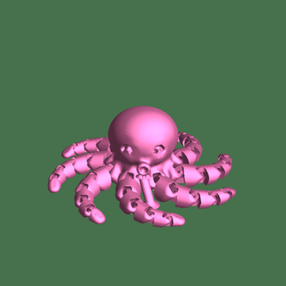 octopus Animals 3d print model - Mito3D