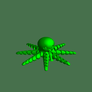 octopus 3d models download creality cloud Animals 3d print model - Mito3D