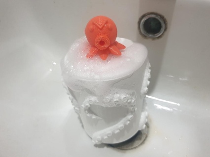 octopus foam maker face wash Household 3d print model - Mito3D