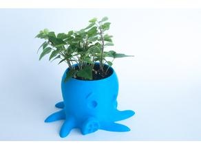 octopus planter boden geschlossen 3d models download creality cloud Household 3d print model - Mito3D