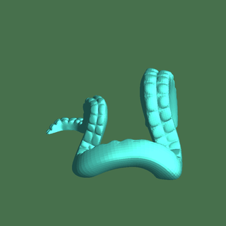 polpo tentacoli Telefono In piedi 3d Modelli Scarica creality nube Pesci 3d print model - Mito3D