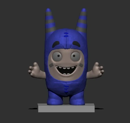 oddbods pogo 3d modelle download realität wolke 3d print model - Mito3D