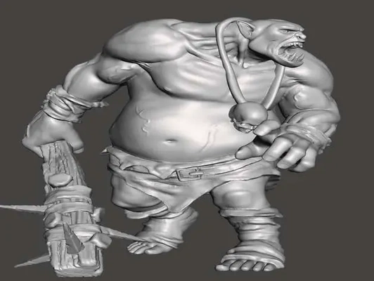 ogre ded 3d models download creality cloud 3d print model - Mito3D