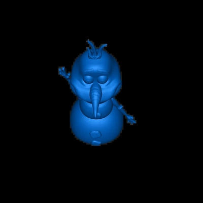 olaf 3d modelos baixar crialidade nuvem 3d print model - Mito3D