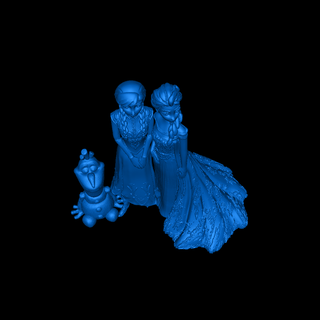 olaf Elsa congeladas 3d modelos baixar crialidade nuvem brinquedos jogos 3d print model - Mito3D