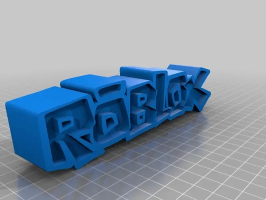 old classic roblox logo 3d models download creality cloud 3d print model - Mito3D