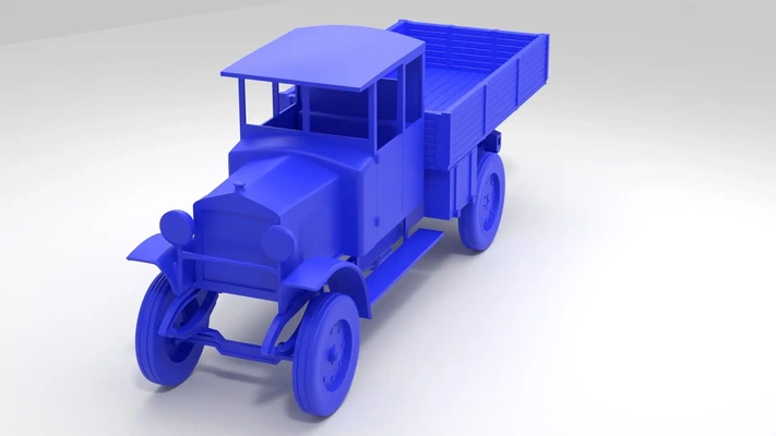 old military truck ursus a simple 3d models download creality cloud trucks 3d print model - Mito3D