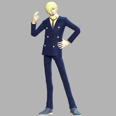 one piece - sanji 3d models download creality cloud 3d print model - Mito3D