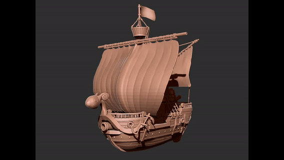 one piece - ship 3d print model models download creality cloud Others 3d print model - Mito3D