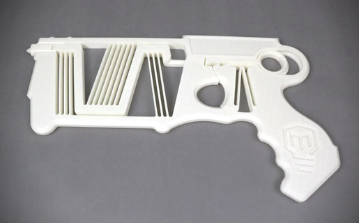 one piece compliant blaster 3d models download creality cloud Toy Guns 3d print model - Mito3D