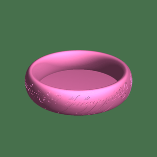 one ring 3d models download creality cloud Jewellery 3d print model - Mito3D