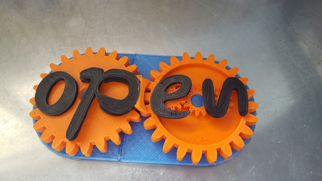 open closed işaret diğerleri 3D print model - Mito3D