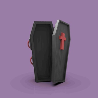 open coffin Characters 3d print model - Mito3D