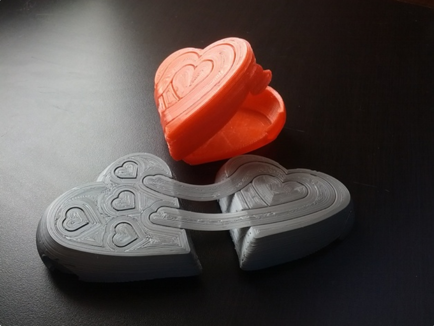 abierto corazón 3D print model - Mito3D