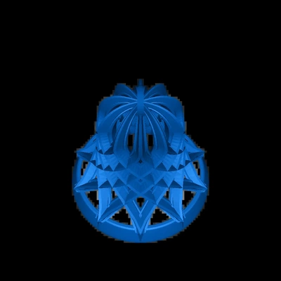 open lattice bell 3d models download creality cloud 3d print model - Mito3D