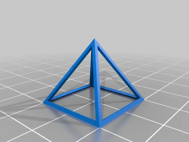 ouvert pyramide 3d modèles télécharger créalité nuage 3D print model - Mito3D