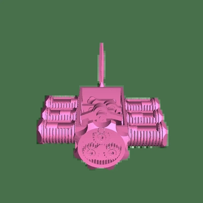 opuesto 6 cil aeronave motor 3d modelos descargar crealidad nube 3d print model - Mito3D