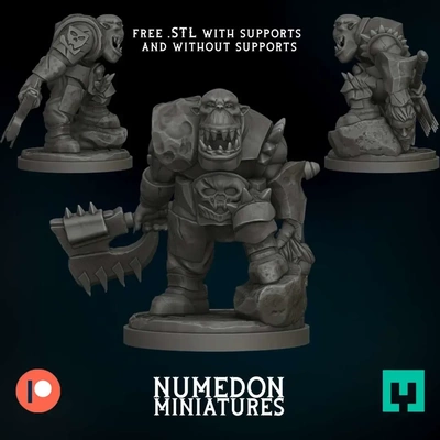 orc 3d modelos baixar crialidade nuvem 3d print model - Mito3D